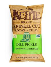 Kettle Brand- Dill Pickle- 220g